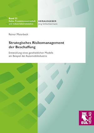 Cover for Reiner Meierbeck · Strategisches Risikomanagement der Beschaffung (Paperback Book) (2010)