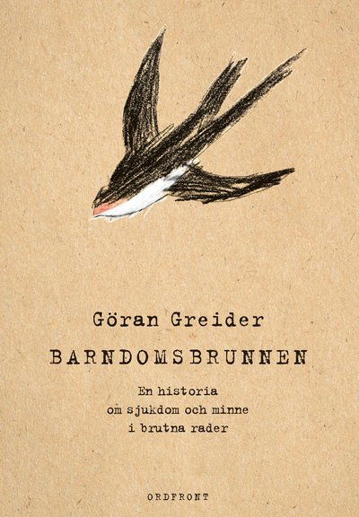 Cover for Göran Greider · Barndomsbrunnen : en historia om sjukdom och minne i brutna rader (Hardcover Book) (2021)