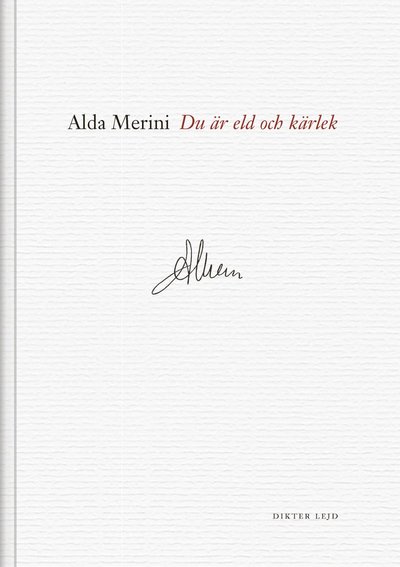 Cover for Alda Merini · Du är eld och kärlek (Paperback Book) (2024)