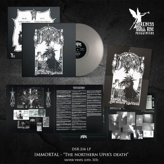 Cover for Immortal · The Northern Upir's Death (Silver Vinyl) (LP) (2024)