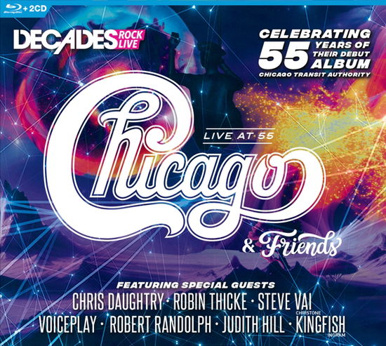 Cover for Chicago · Live at 55 (CD/Blu-ray) (2024)