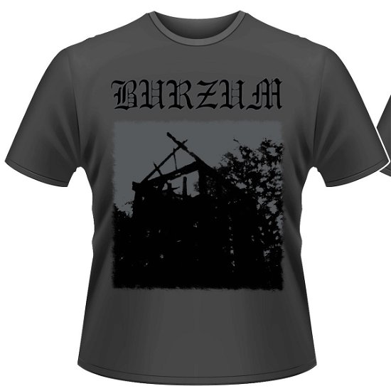 Cover for Burzum · Aske (Grey) (T-shirt) [size L] [Grey edition] (2010)