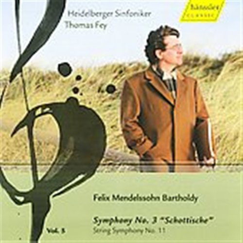 Cover for Mendelssohn / Heidelberg Symphony Orchestra / Fey · Symphony Nos 3 &amp; 4 (CD) (2009)