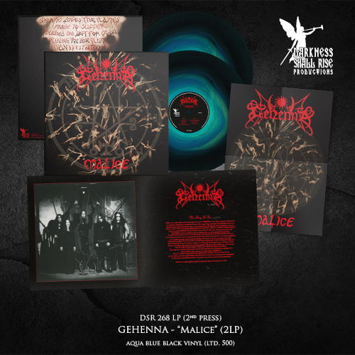 Cover for Gehenna · Malice (Our Third Spell) (2 LP Blue / Black Vinyl) (LP) (2025)