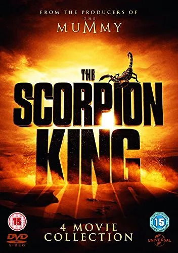 Cover for The Scorpion King 1 to 4 Complete Movie Quadrilogy (4 Films) (DVD) (2015)