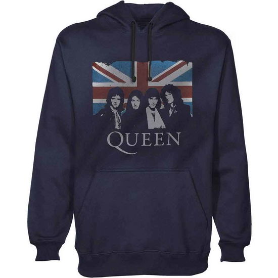 Queen Unisex Pullover Hoodie: Union Jack - Queen - Merchandise -  - 5056170665780 - 