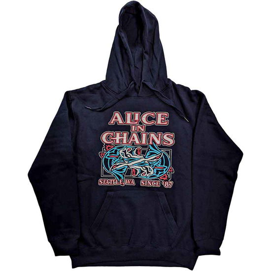 Cover for Alice In Chains · Alice In Chains Unisex Pullover Hoodie: Totem Fish (Hoodie) [size S]