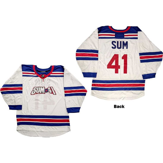 Cover for Sum 41 · Sum 41 Unisex Hockey Jersey: Stripes (Ex-Tour &amp; Back Print) (CLOTHES) [size XXL]