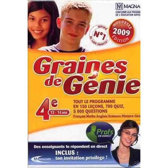 Cover for Graines De G?nie 2?me Secondaire 13 · Graines de Génie 2éme Secondaire 13-14 ans (Editio (MERCH) (2019)