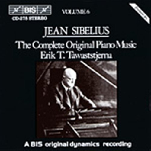 Piano Works 6 - Sibelius / Tawaststjerna - Musik - Bis - 7318590002780 - 25. marts 1994