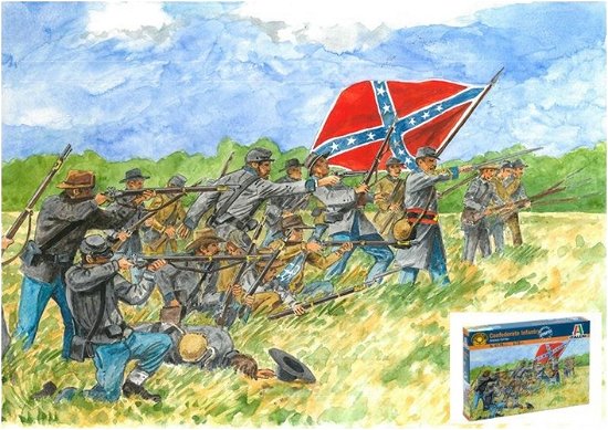 Cover for Italeri · 1:72 Confederate Inf. (amer.civil War) (Leketøy)