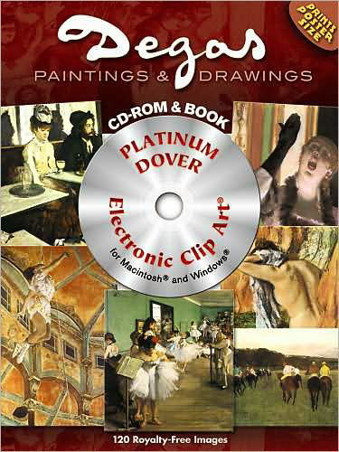 Cover for Edgar Degas · Degas Paintings and Drawings - Dover Electronic Clip Art (Bog) (2008)