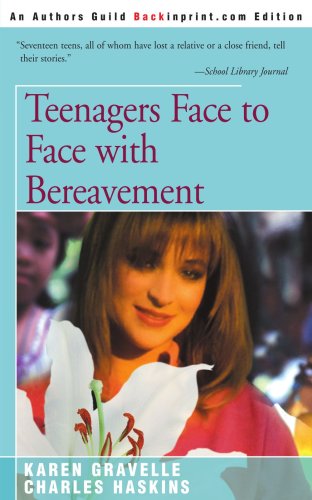 Cover for Karen Gravelle · Teenagers Face to Face with Bereavement (Paperback Book) (2000)