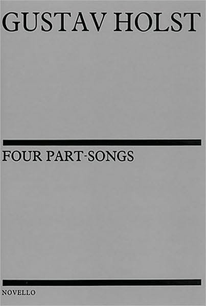 Cover for Gustav Holst · Four Part-Songs (Sheet music) (2008)