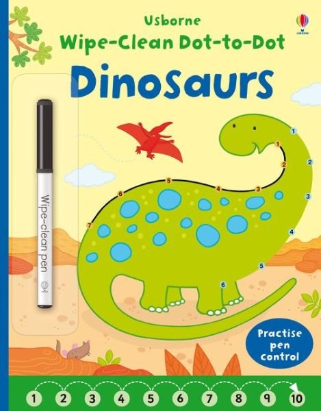Wipe-clean Dot-to-dot Dinosaurs - Wipe-clean Dot-to-Dot - Felicity Brooks - Bøker - Usborne Publishing Ltd - 9781409597780 - 2016