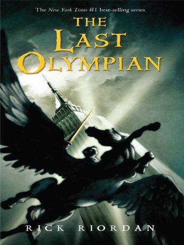 Cover for Rick Riordan · The Last Olympian (Percy Jackson and the Olympians, Book 5) (Hardcover bog) [Lrg edition] (2009)