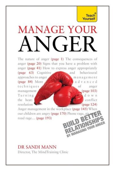 Cover for Sandi Mann · Manage Your Anger: Teach Yourself (Paperback Book) (2012)