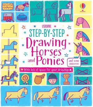 Cover for Fiona Watt · Step-by-step Drawing Horses and Ponies - Step-by-Step Drawing (Pocketbok) (2020)