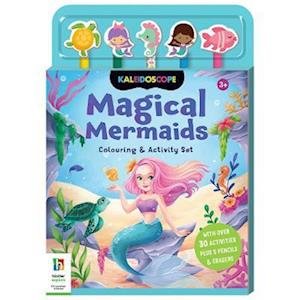 Cover for Hinkler Pty Ltd · Magical Mermaids Colouring &amp; Activity Set - 5-Pencil Set (Paperback Book) (2022)