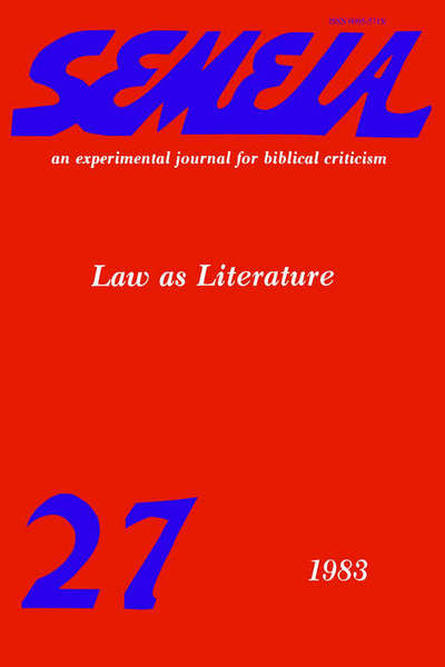 Semeia 27: Law As Literature - William Scott Green - Books - Society of Biblical Literature - 9781589831780 - 1983