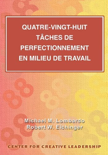 Cover for Robert W Eichinger · Eighty-eight Assignments for Development in Place (Paperback Bog) [French edition] (2010)