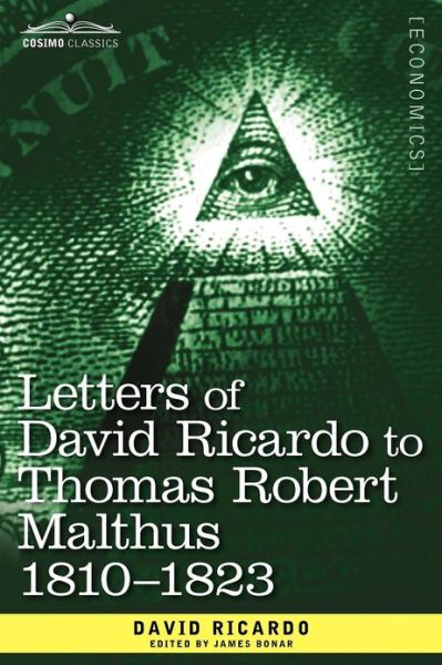 Cover for David Ricardo · Letters of David Ricardo to Thomas Robert Malthus 1810 -1823 (Pocketbok) (2012)