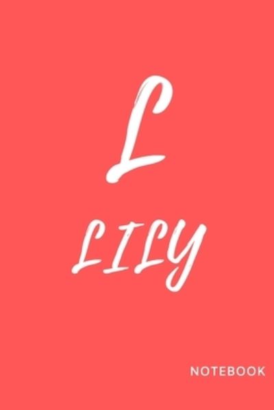 Cover for Notebook Customize · Lily (Paperback Book) (2020)