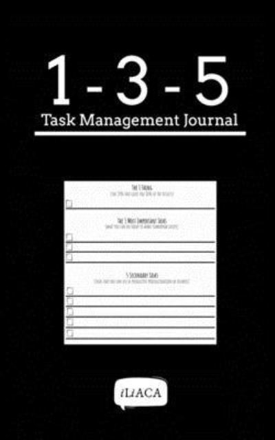 Cover for Iliaca · 135 Task Management Journal - Black Cover (Paperback Book) (2020)