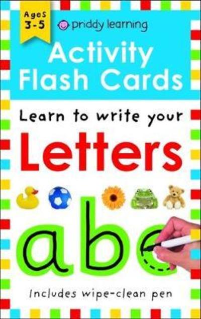 Cover for Priddy Books · Learn To Write Your Letters - Activity Flash Cards (Flashcards) (2018)