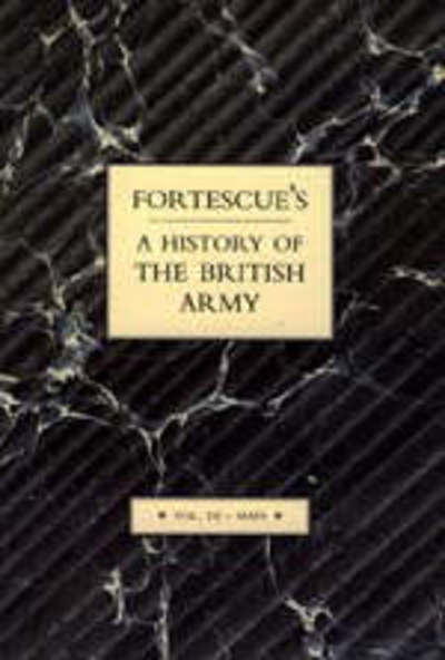 Cover for J. W. Fortescue · Fortescue's History of the British Army: Maps (Paperback Book) (2004)