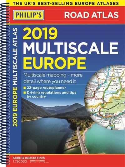 Cover for Philip's Maps · Philip's 2019 Multiscale Road Atlas Europe (Taschenbuch) (2018)