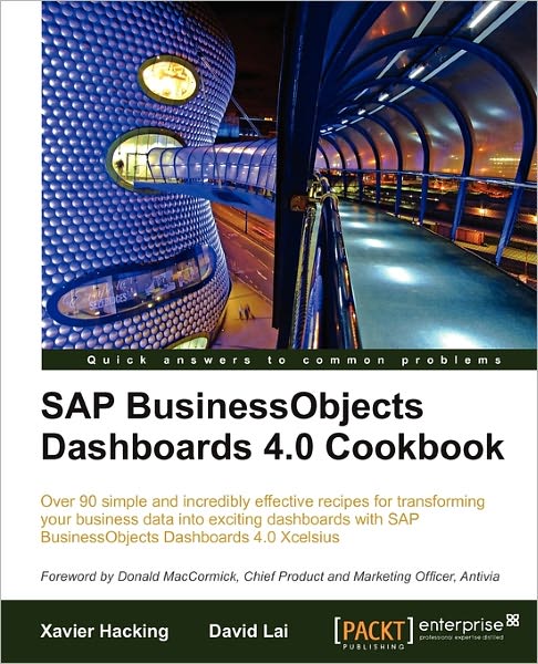 Cover for David Lai · SAP BusinessObjects Dashboards 4.0 Cookbook (Paperback Book) (2011)
