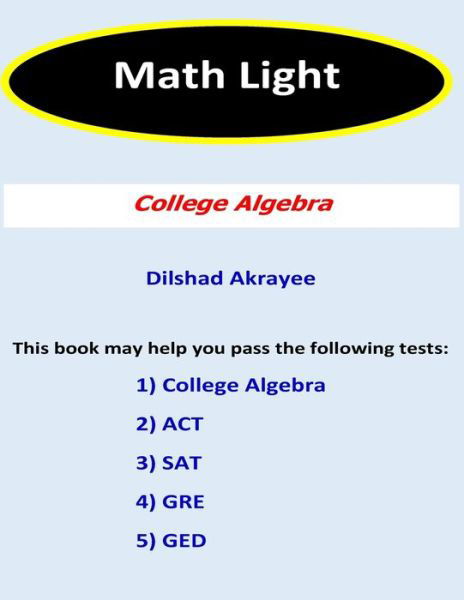 Cover for Dilshad a Akrayee · Math Light (2nd Edition) (Pocketbok) (2017)