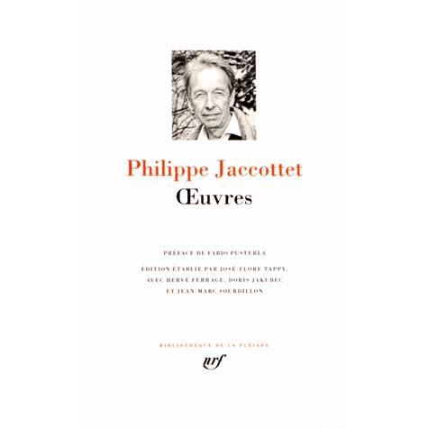 Cover for Philippe Jaccottet · Oeuvres (Hardcover Book) (2014)