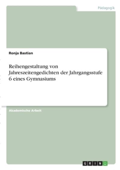 Cover for Bastian · Reihengestaltung von Jahreszeit (N/A)