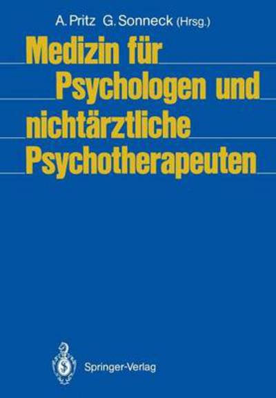 Cover for Alfred Pritz · Medizin Fur Psychologen Und Nichtarztliche Psychotherapeuten (Paperback Book) (1990)