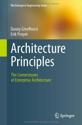 Cover for Danny Greefhorst · Architecture Principles: The Cornerstones of Enterprise Architecture - The Enterprise Engineering Series (Hardcover Book) (2011)