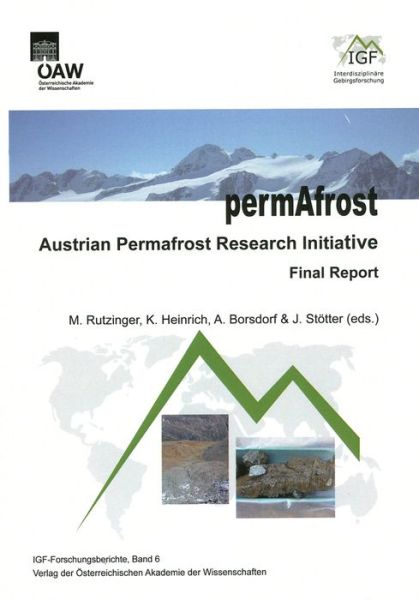 Cover for Axel Borsdorf · Permafrost Austrian Permafrost Research Initiative Final Report (Paperback Book) (2014)