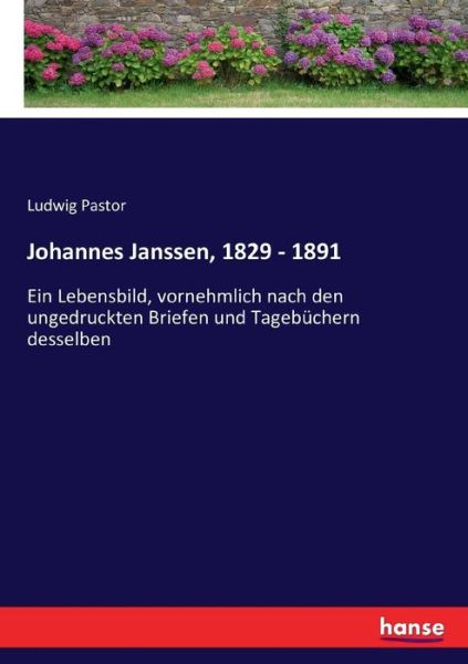 Cover for Pastor · Johannes Janssen, 1829 - 1891 (Book) (2017)