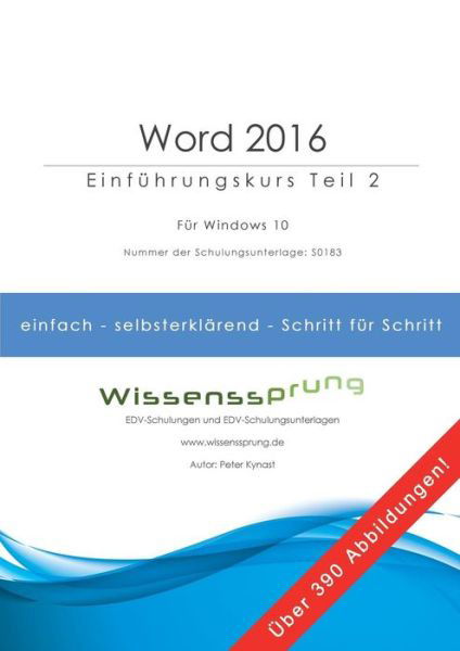 Cover for Kynast · Word 2016 - Einführungskurs Teil (Bok) (2019)