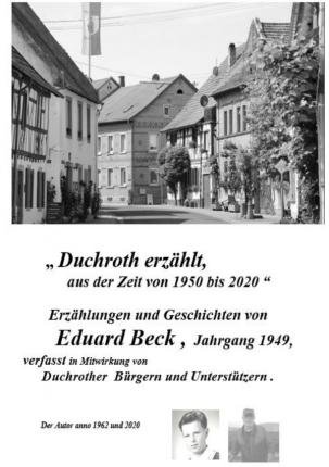 Cover for Beck · Duchroth erzählt aus der Zeit 1950 (Book)