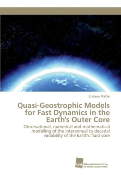 Cover for Maffei · Quasi-Geostrophic Models for Fas (Book) (2017)