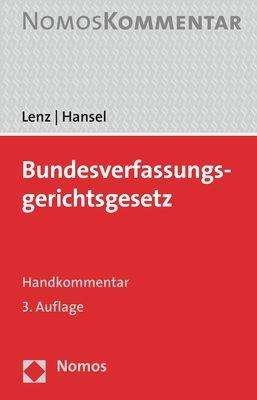 Cover for Lenz · Bundesverfassungsgerichtsgesetz (Book) (2020)