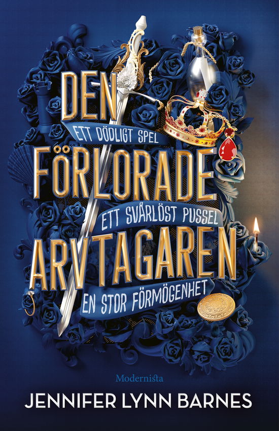 Cover for Jennifer Lynn Barnes · Den förlorade arvtagaren (Innbunden bok) (2024)