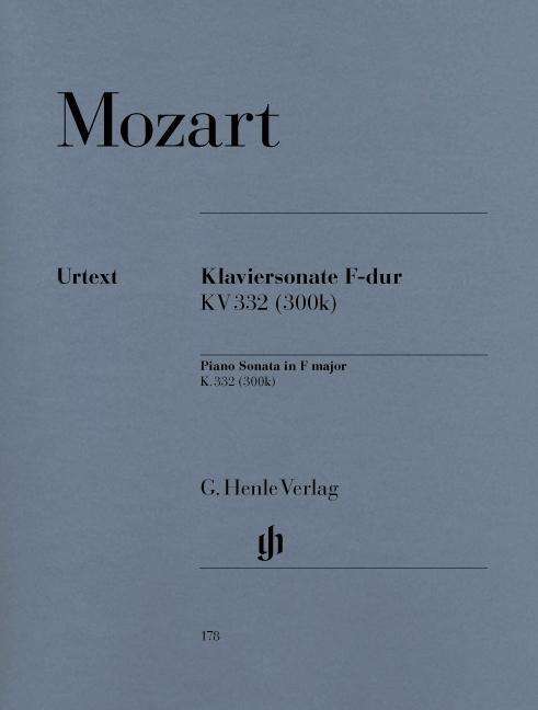 Klaviersonate.F-Dur KV 332.HN178 - Mozart - Książki - SCHOTT & CO - 9790201801780 - 6 kwietnia 2018