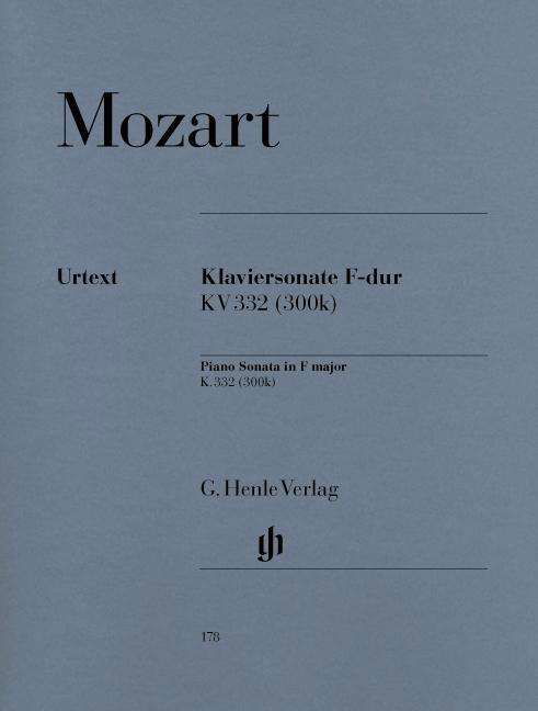 Klaviersonate.F-Dur KV 332.HN178 - Mozart - Böcker - SCHOTT & CO - 9790201801780 - 6 april 2018