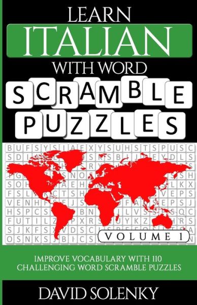 Cover for David Solenky · Learn Italian with Word Scramble Puzzles Volume 1 (Paperback Book) (2020)