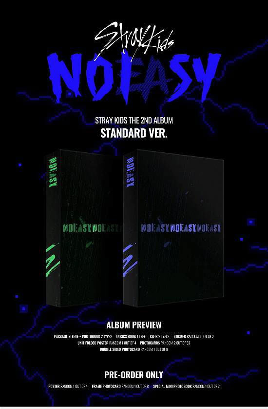 [NOEASY] NORMAL EDITION - Stray Kids - Musiikki - JYP ENTERTAINMENT - 9957226733780 - perjantai 27. elokuuta 2021