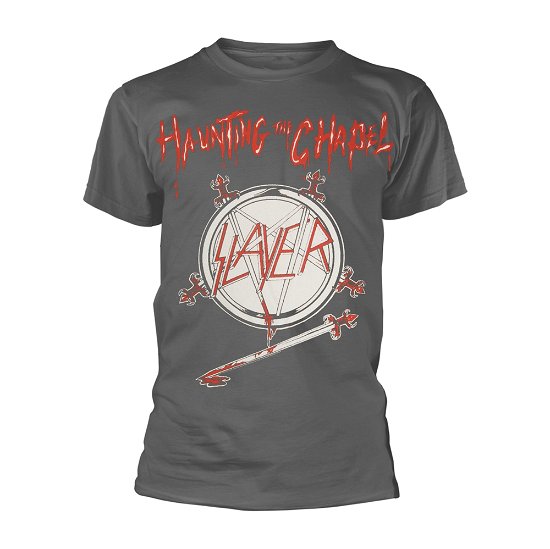 Cover for Slayer · Haunting the Chapel (T-shirt) [size L] [Grey edition] (2017)
