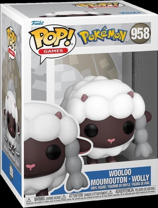 Pokemon POP! Games Vinyl Figur Wooloo (EMEA) 9 cm - Funko - Merchandise - Funko - 0889698709781 - February 24, 2024